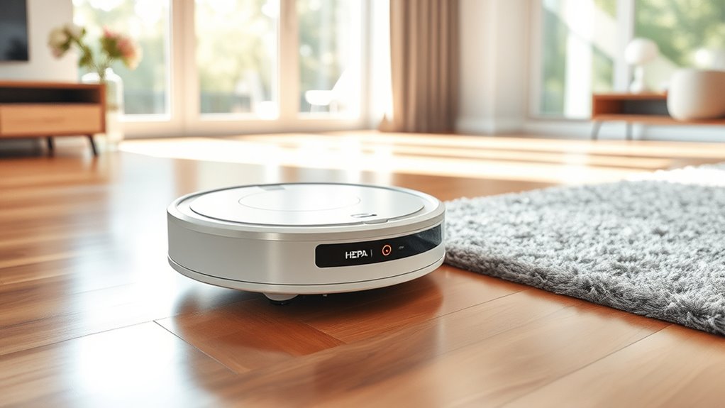 robot cleaners with hepa filters