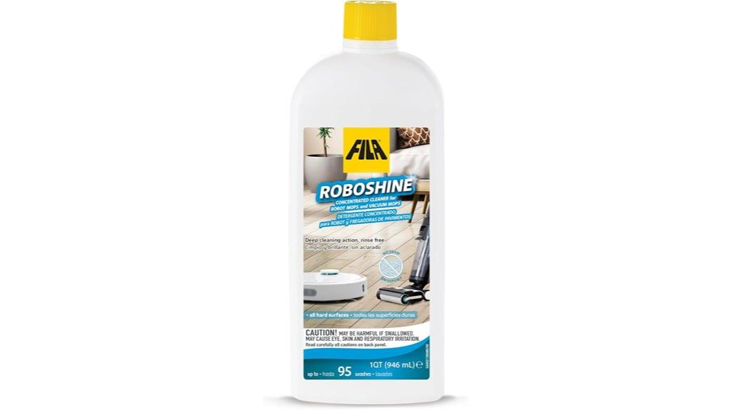 robot vacuum cleaning detergent