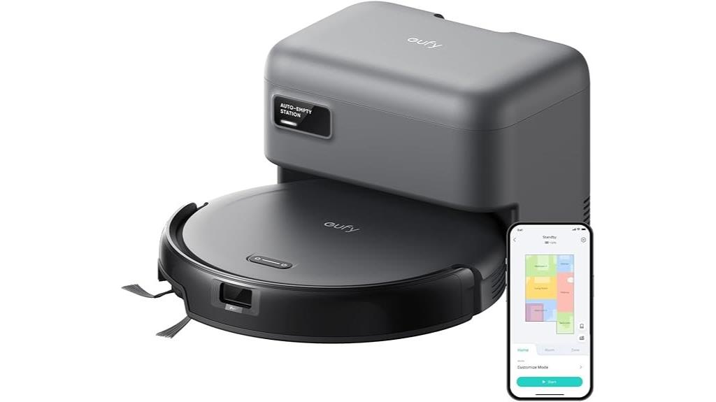 robot vacuum with auto emptying