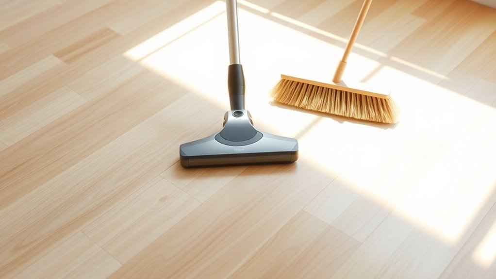 robot vacuums and sweeping