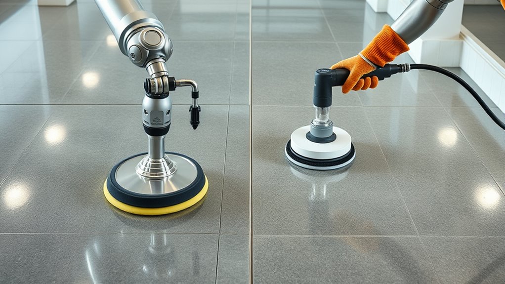 robot vs manual polishing