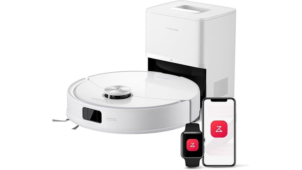robotic vacuum with self emptying