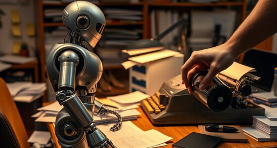 robots versus humans efficiency