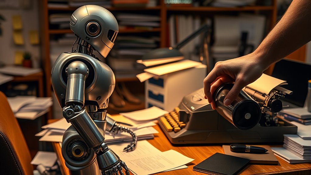 robots versus humans efficiency