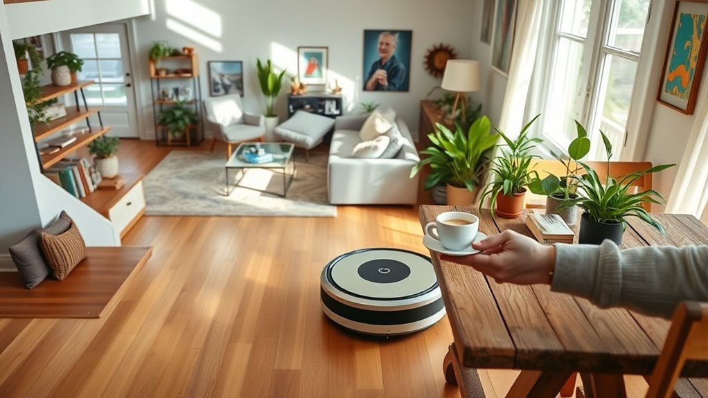 robots versus manual cleaning