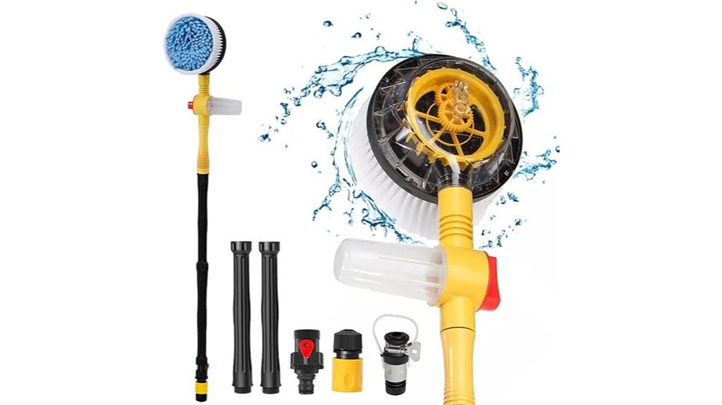 rotating soap car brush