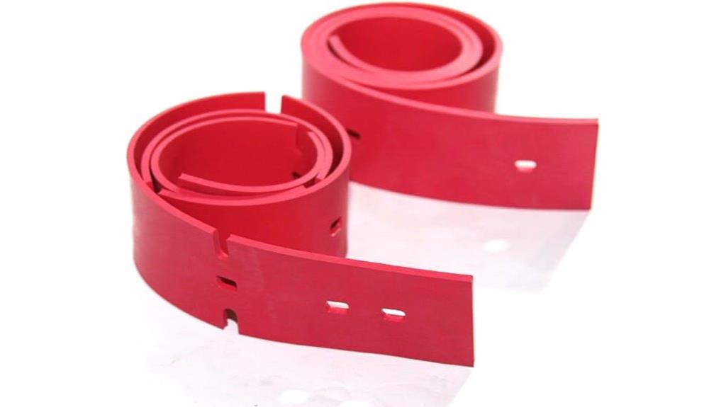rubber squeegee blade kit