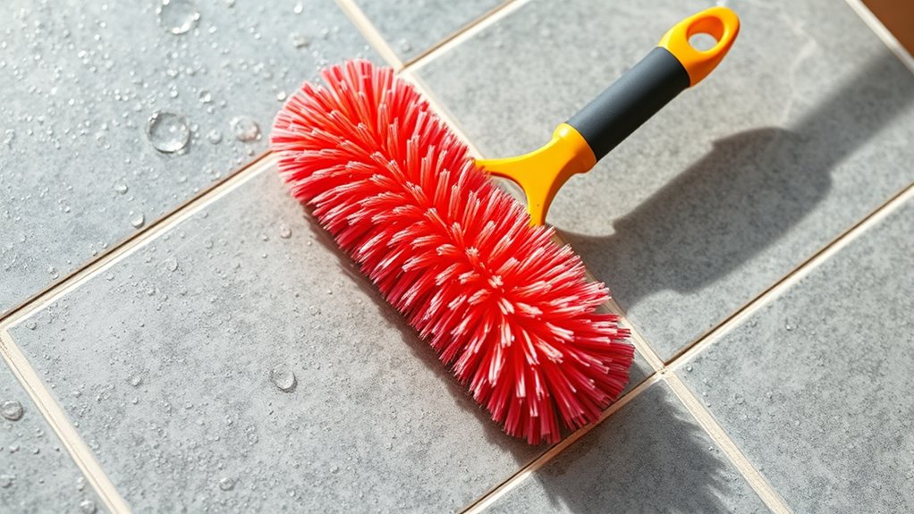 safe comfortable shower cleaning