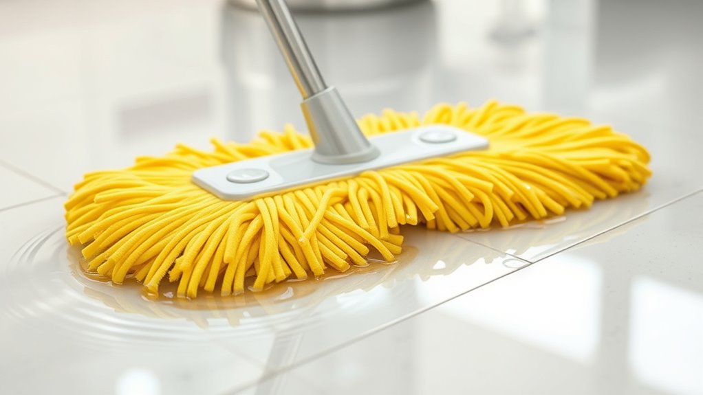 safe damp floor mopping