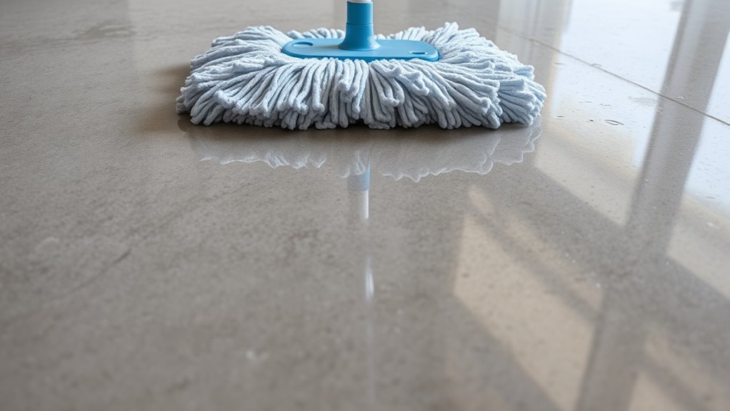 safe damp mopping guidelines