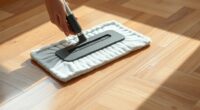 safe damp mopping practices