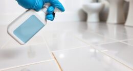 safe grout disinfection methods