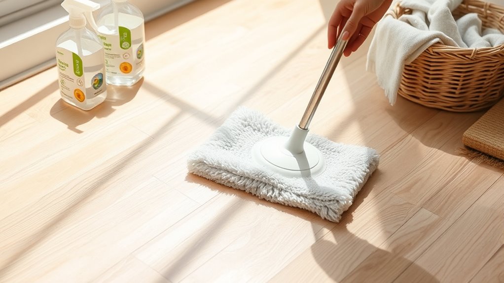 safe laminate floor disinfection
