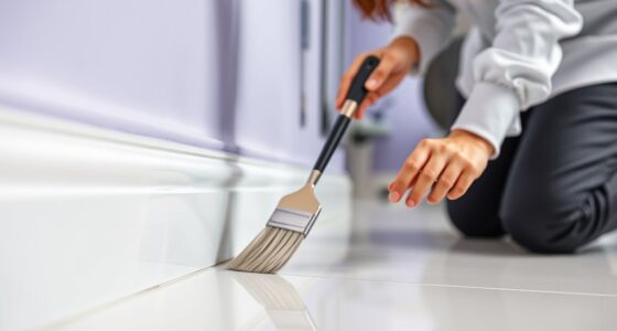 salon baseboard edge finishing