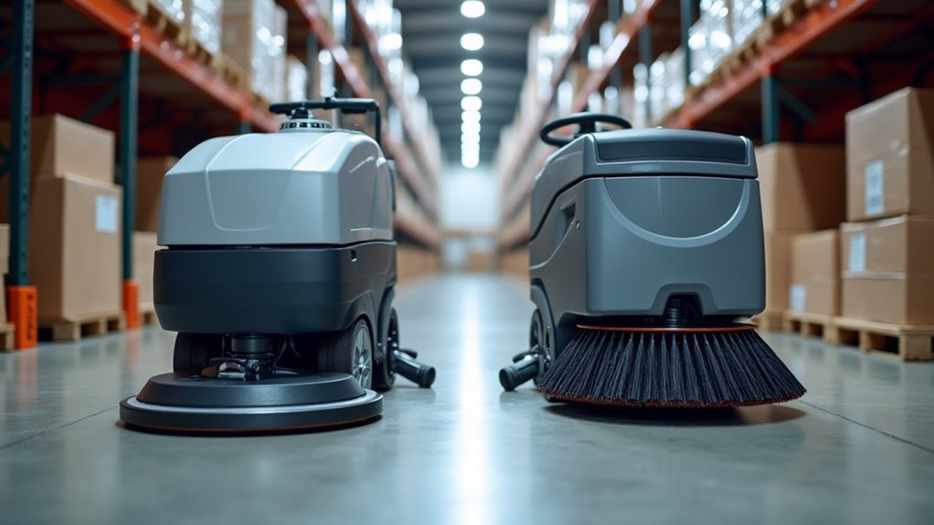 scrubber pad vs brush