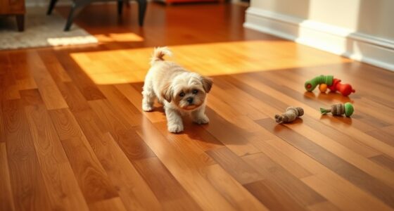 sealed hardwood pet cleanup