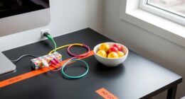 secure cords and bowls