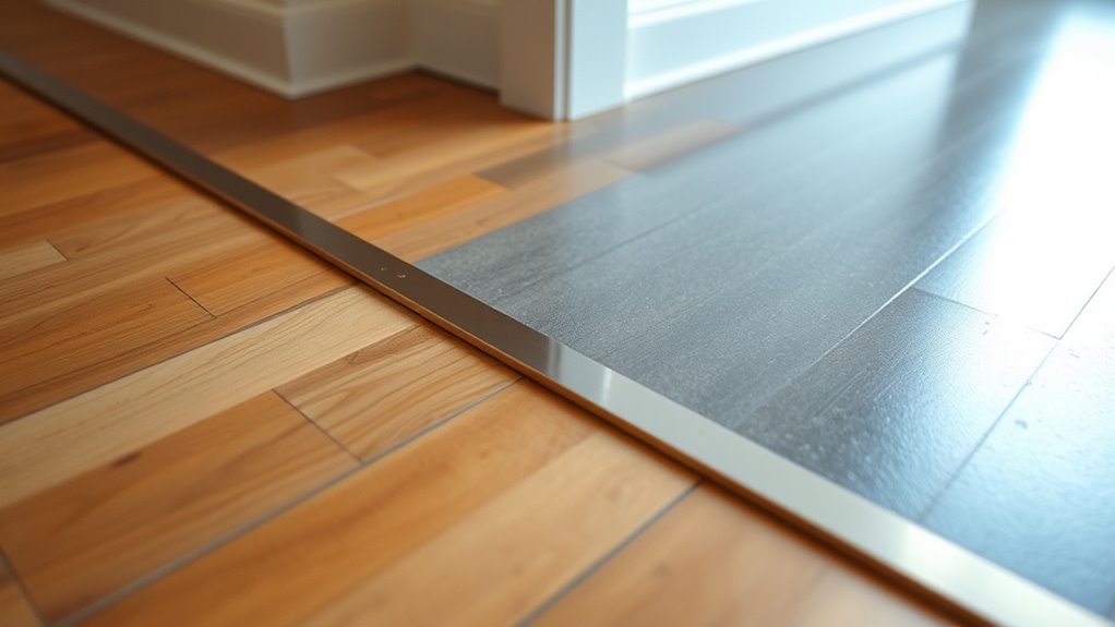 secure thresholds on sealed floors