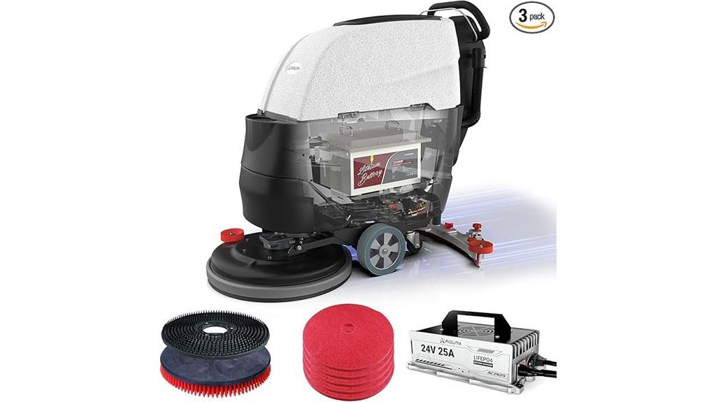 self propelled commercial scrubber