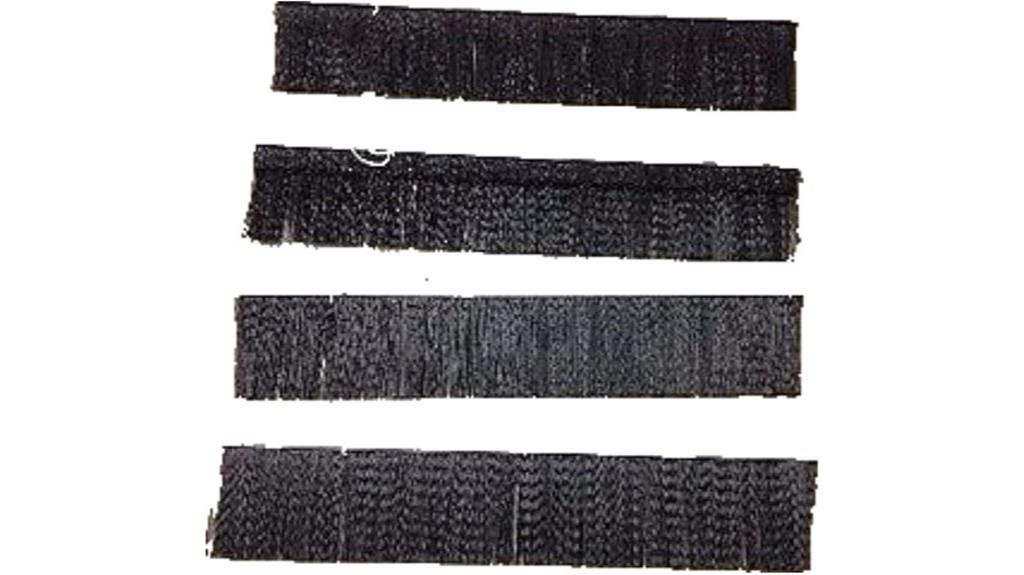 set of four sweeper brushes