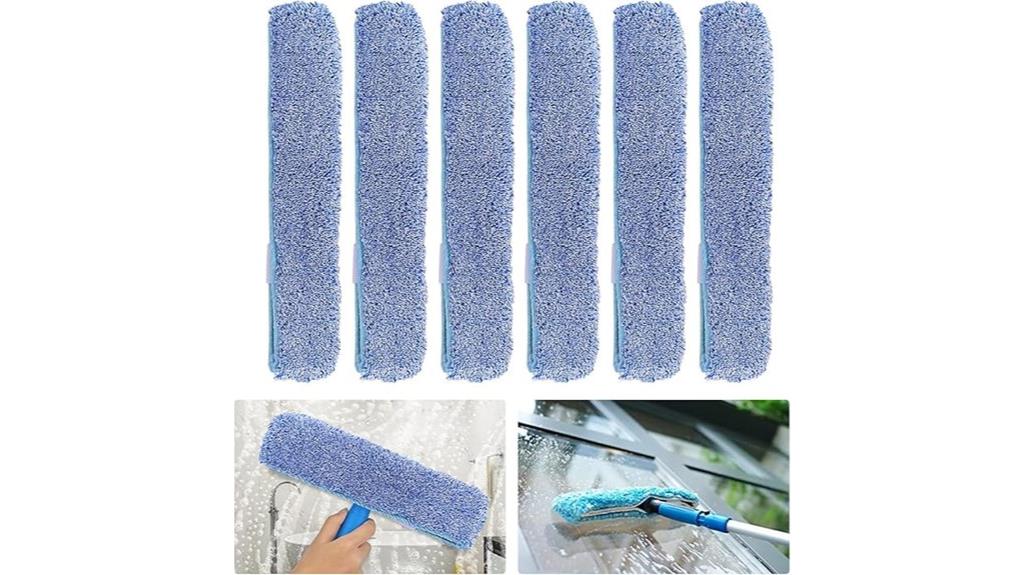 six pack microfiber scrubbers
