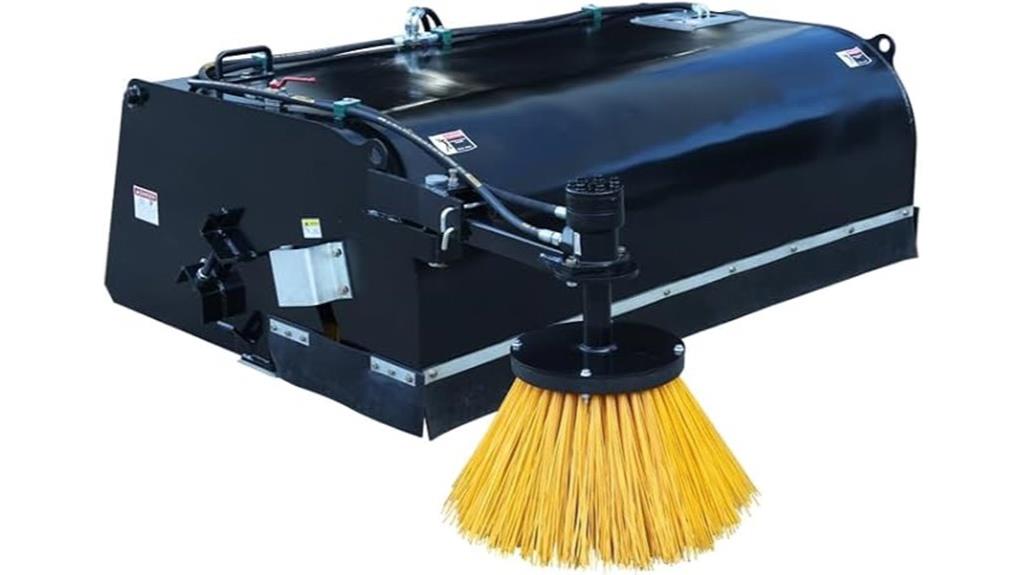 skid steer broom sweeper