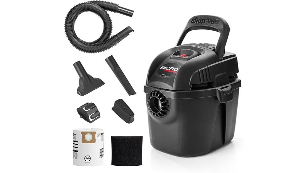 small capacity wet dry vacuum