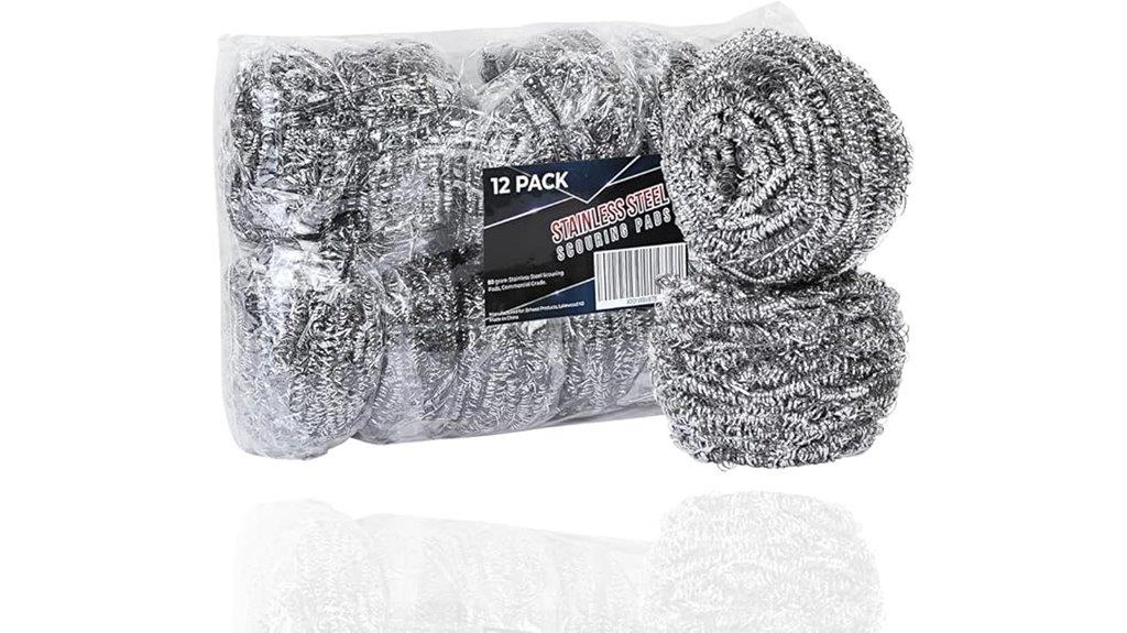 stainless steel cleaning pads