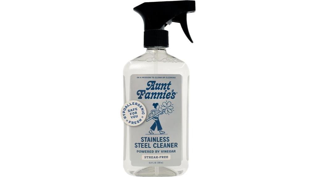 stainless steel spray cleaner
