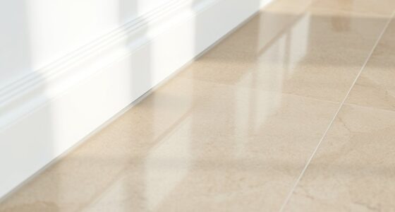 stone edges and baseboards