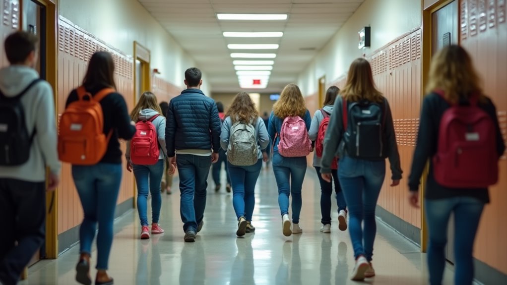 sweep hallways before school