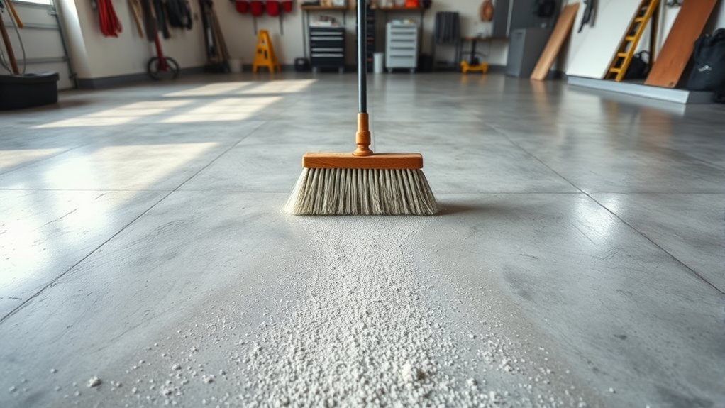 thorough garage dust management