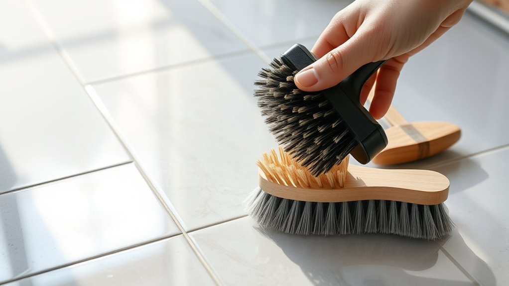 tile broom bristle comparison