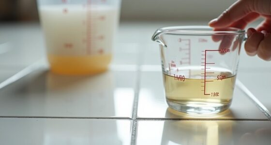 tile floor cleaning ratios