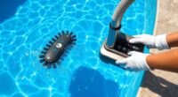 top above ground pool vacuums