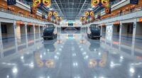 top arena floor scrubbing devices