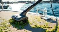 top battery powered deck scrubbers