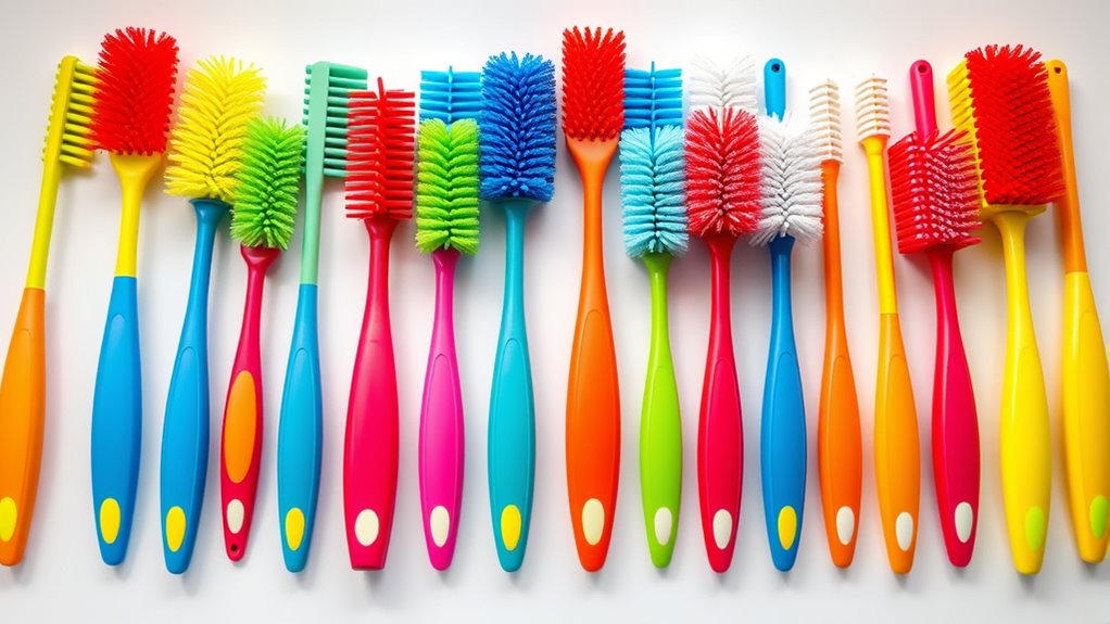 top color coded brush sets