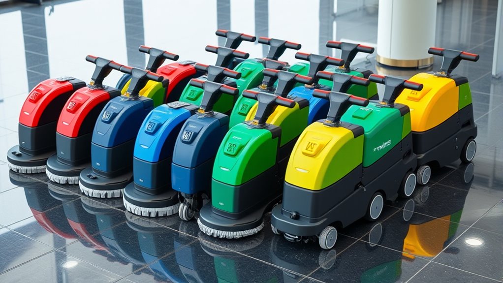 top compact floor scrubbers