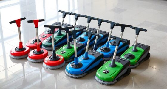 top compact floor scrubbing machines