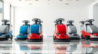top dual brush floor cleaners
