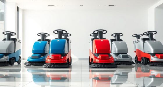 top dual brush floor cleaners