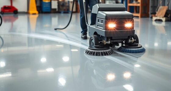 top epoxy floor scrubbers