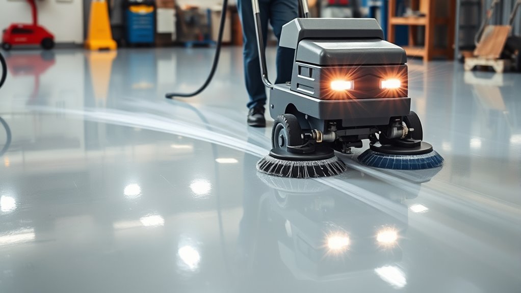 top epoxy floor scrubbers
