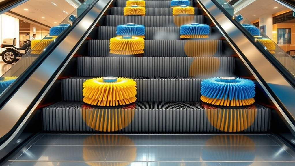 top escalator tread cleaners