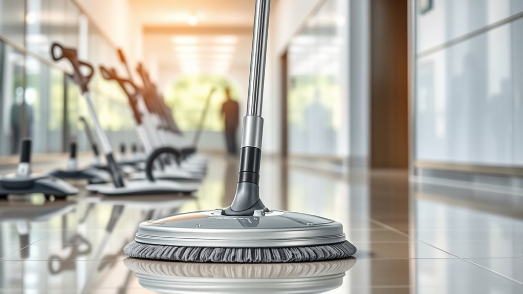 top floor scrubbers with squeegees