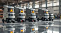 top forklift towed scrubbers