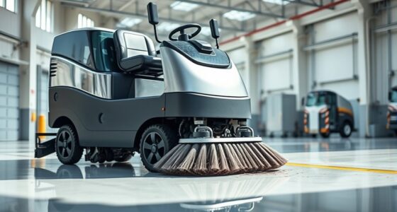 top front mount floor scrubbers