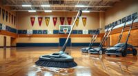 top gym floor sweepers
