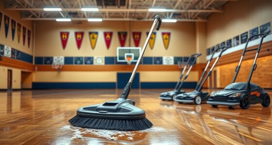 top gym floor sweepers